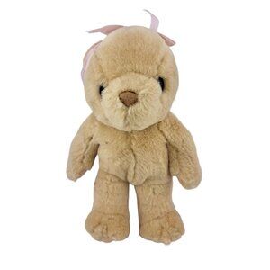 VTG Cherished Teddies Plush Teddy Bear by Priscilla Hillman - Beige Tan, 8in